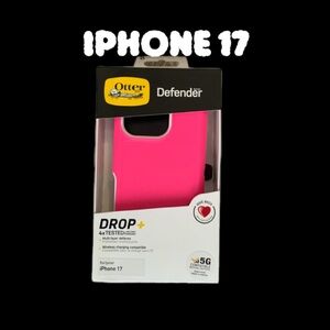 OtterBox Defender Series Hot Pink Case for iPhone 17